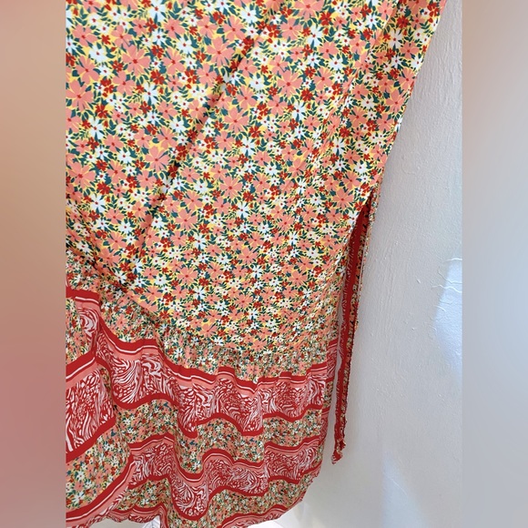 NWT Anthropologie x Maaji -Maxi kimono floral dress with ruffle skirt. Size M - Picture 11 of 12